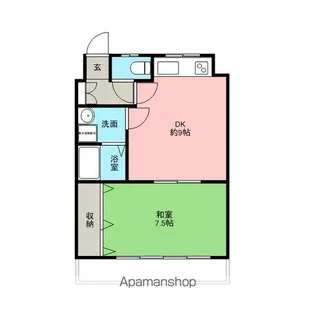 プログレスワカミヤ【3階】の間取り