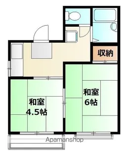 レピュート村山【203号室号室】の間取り