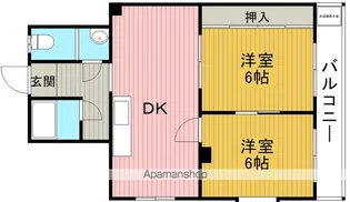 光マンション(上野西)【3階】の間取り