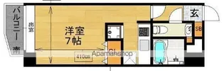 エステートモア日赤アベニュー【3階】の間取り