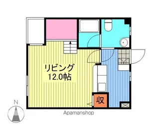 リバティー室岡【305号室】の間取り