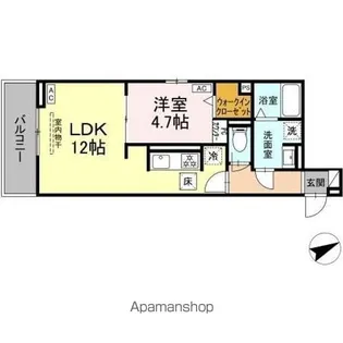 ルヴィータ村雲【1階】の間取り