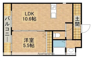 カフェ プレッシオン【3階】の間取り
