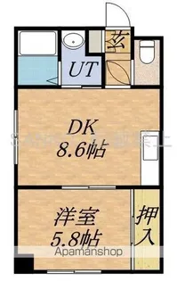 エクセレント33【3階】の間取り