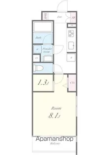 二番館【1階】の間取り