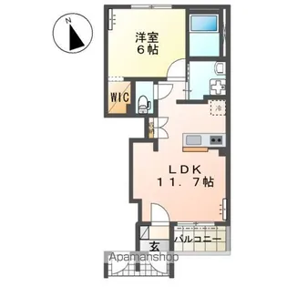 グレイス花見【1階】の間取り