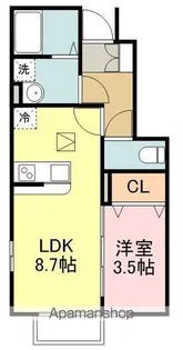 マノアーレ長町南【1階】の間取り