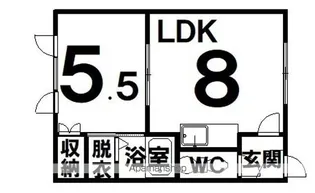 アーバンビクトリア【1階】の間取り