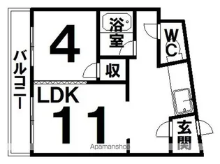 カーサ・プリオールⅤ【4階】の間取り
