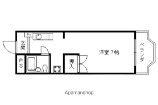 サンシティ共立【211号室】の間取り