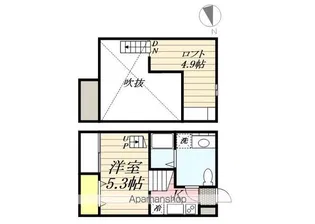 ル・フォティユ【1階】の間取り