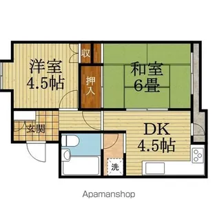 ライオンズマンション豊中第二【1階】の間取り