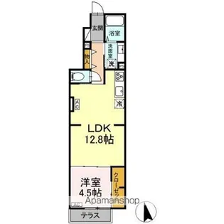 グラナーデ成城学園前B【1階】の間取り