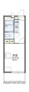 レオパレス原宿【1階】の間取り