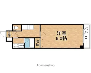 ASレジデンス大津堅田【803号室】の間取り