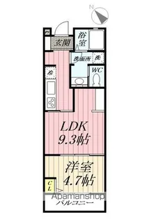 埼玉県三郷市三郷2丁目【アパート】の間取り
