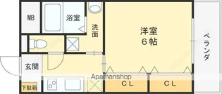 CHERRY HILLS【10階】の間取り