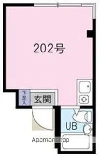 クロノス鷺ノ宮【202号室】の間取り