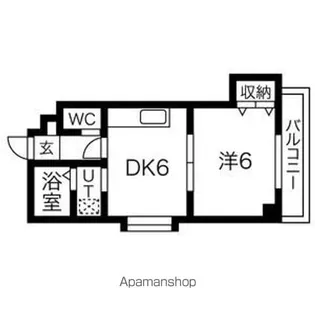 シュヴェルニー北円山【5階】の間取り