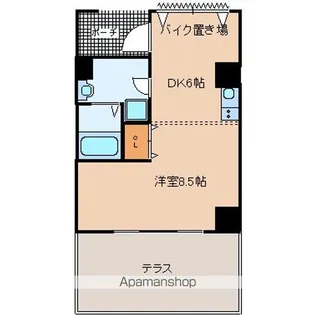 グリシーヌ響【1階】の間取り