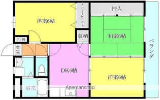 リヴィエールI【202号室】の間取り