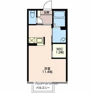 シャーメゾン高田 C【2階】の間取り