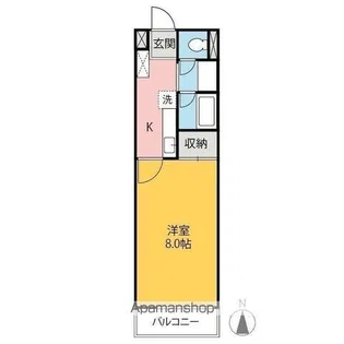 プレミールマンション【3階】の間取り