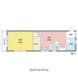 サンシティ南明【2階】の間取り