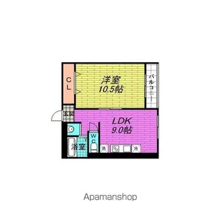 フェザー豊中マンション【2階】の間取り