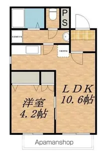 エスプラナード【4-B号室】の間取り