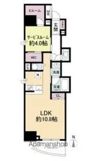 SERENITEFRANC本町(セレニテフラン)【7階】の間取り