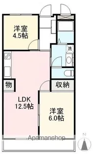 めぞん寺井【1階】の間取り