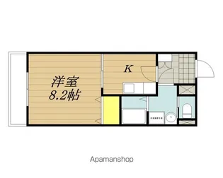 ビーバーズマンション12【102号室】の間取り