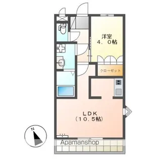 ウィルマルカ【2階】の間取り