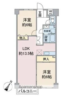 吉祥寺北町ハイム【206号室】の間取り