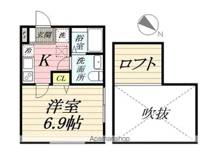 カトリエム湘南藤沢【2階】の間取り