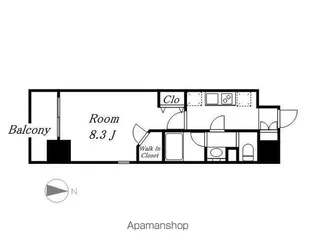 パークアクシス名古屋山王【7階】の間取り