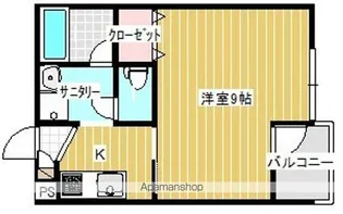 ANNEX Ⅱ【105号室】の間取り