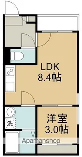 REGALEST ARBRE宮城野【2階】の間取り