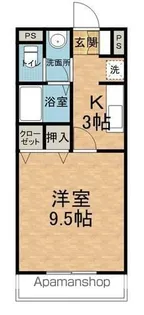 サン・ラザール【1階】の間取り