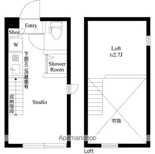 ハーモニーテラス上高井戸Ⅲ【1階】の間取り