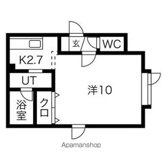 インセンスリヴァー04【101号室】の間取り