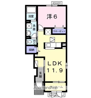サニー・クラウンⅡ【1階】の間取り