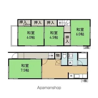 クリオールⅤ【106号室】の間取り