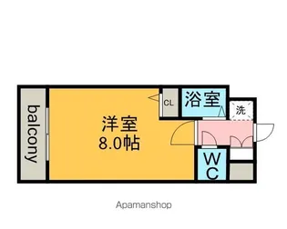 グランヴィア徳川【7階】の間取り
