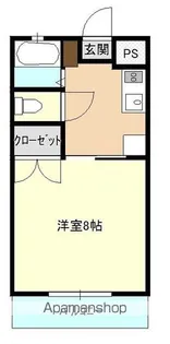 グッドウィル大貫【106号室】の間取り