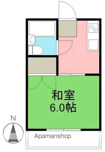 桜井コーポ【301号室】の間取り