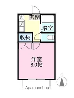 シーズンコート可児【2階】の間取り