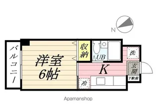 グレイスコートおお樹【4階】の間取り