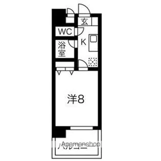ベル池下【8階】の間取り